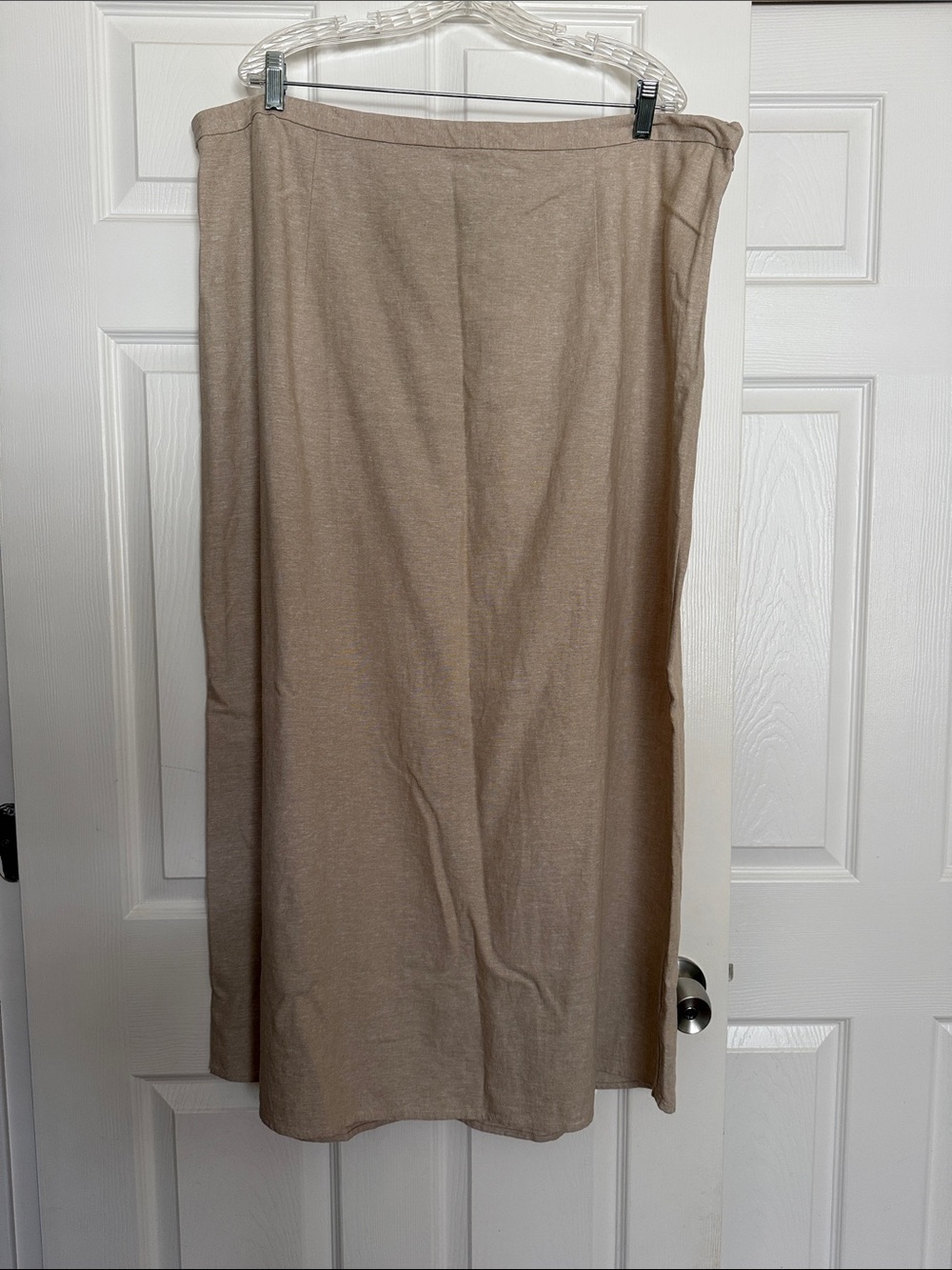 Old Navy Beige Linen Blend Maxi Skirt XXL